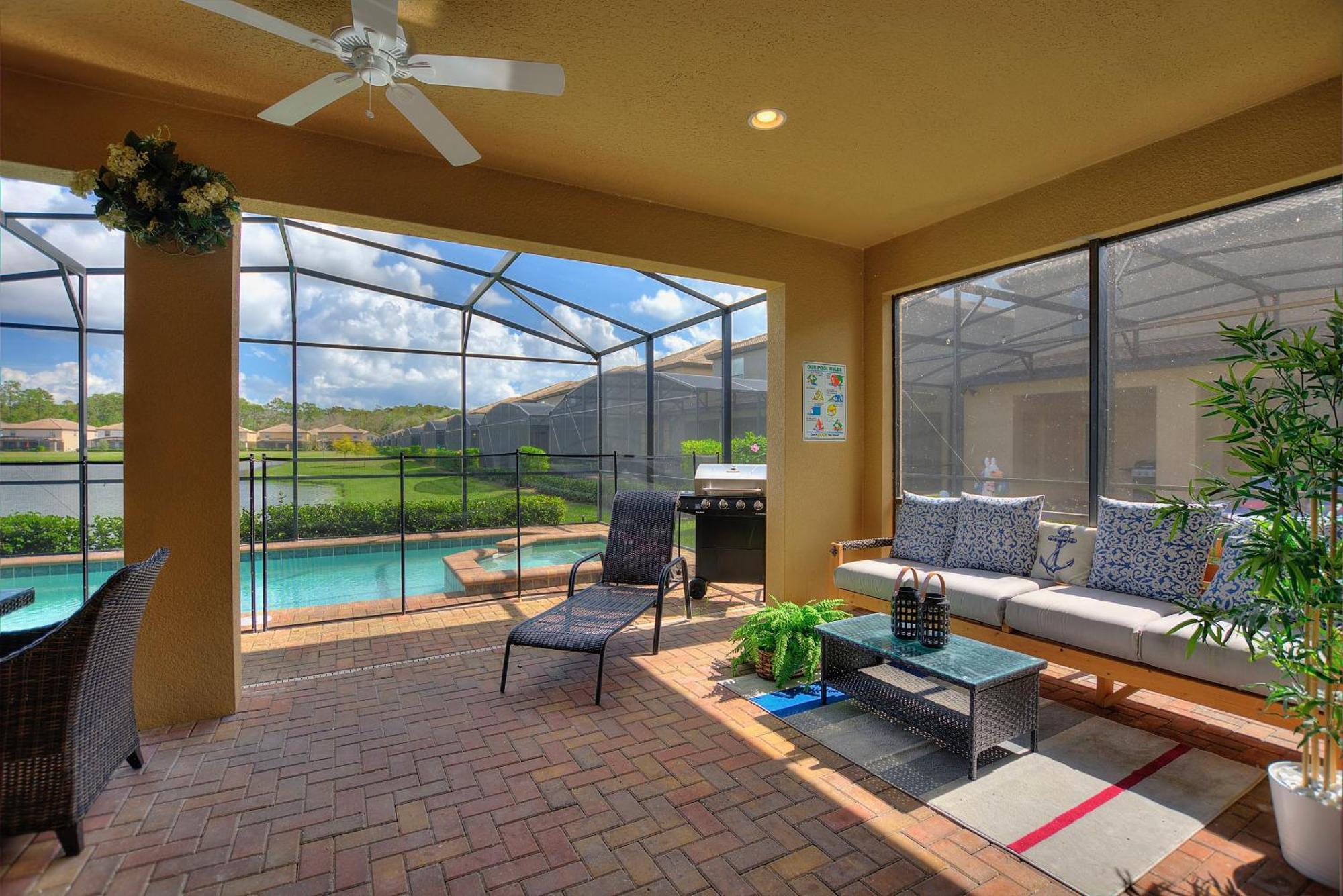 Stylish Cozy Family Getaway With Private Pool And Lake View Kissimmee Bagian luar foto